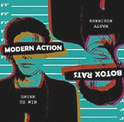 Modern Action / Botox Rats- Split 7" -No Front Teeth Records 