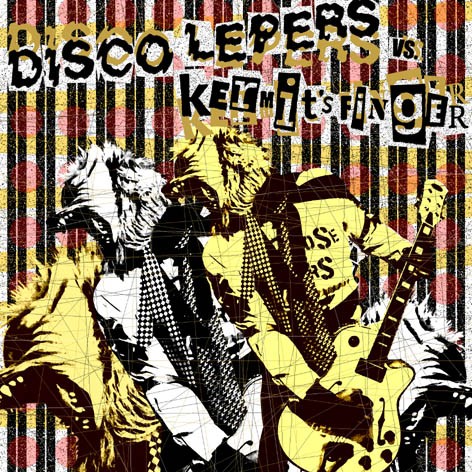 Disco Lepers/Kermit's Finger "split" 7" - No Front Teeth / Poorest Quality Records
